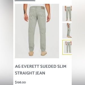 AG slim straight jeans